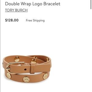 Tory Burch leather double wrap